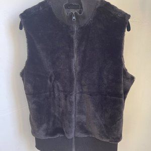 Questions Black Faux Fur Vest